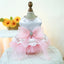 Sweet Princess Female Puppy Summer Clothes Wedding Party Dress for Dogs White Lace French Bulldog Small Medium Pet Cat Clothing