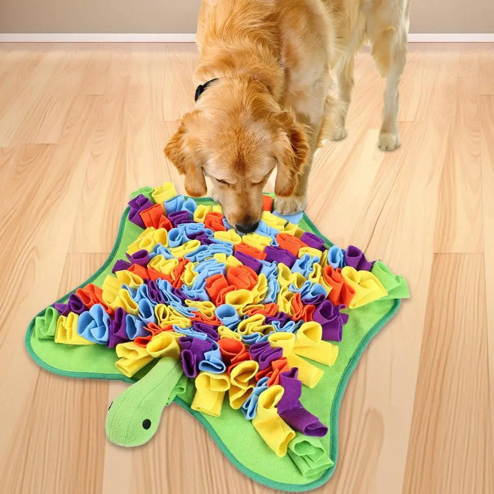 Pet Snuffle Mat Dog Foraging Mats in Turtle Shape Enrichment Toys Puppy Dog Feeding Mat  Treat Dispenser Slow Feeding Blanket