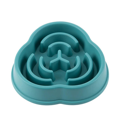 Slow Feeder Dog Bowls Slow Eating Pet Bowls Puzzle Anti-Gulping Interactive Bloat Durable Preventing Choking Healthy Dogs Bowl