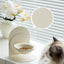 Detachable pet cat and dog bowl protects cervical vertebrae against upset height adjustable pet ceramic bowl