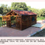 Manufacturer spot outdoor dog house wooden dog villa bite-resistant kennel rain-proof kennel can be customized dog house pet ca