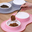 Anti-splash Double Food Bowls For Large Dogs Silicone Dog Bowl Mat Water Drinking Bowl For Cats  Anti Slip Dog Dish Accessories