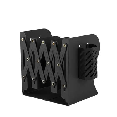 Desk Book Shelf Small Bookcase Telescopic Desktop Bookshelf Metal Desk Organizer With Pen Holder Desktop Bookcase Desk Top