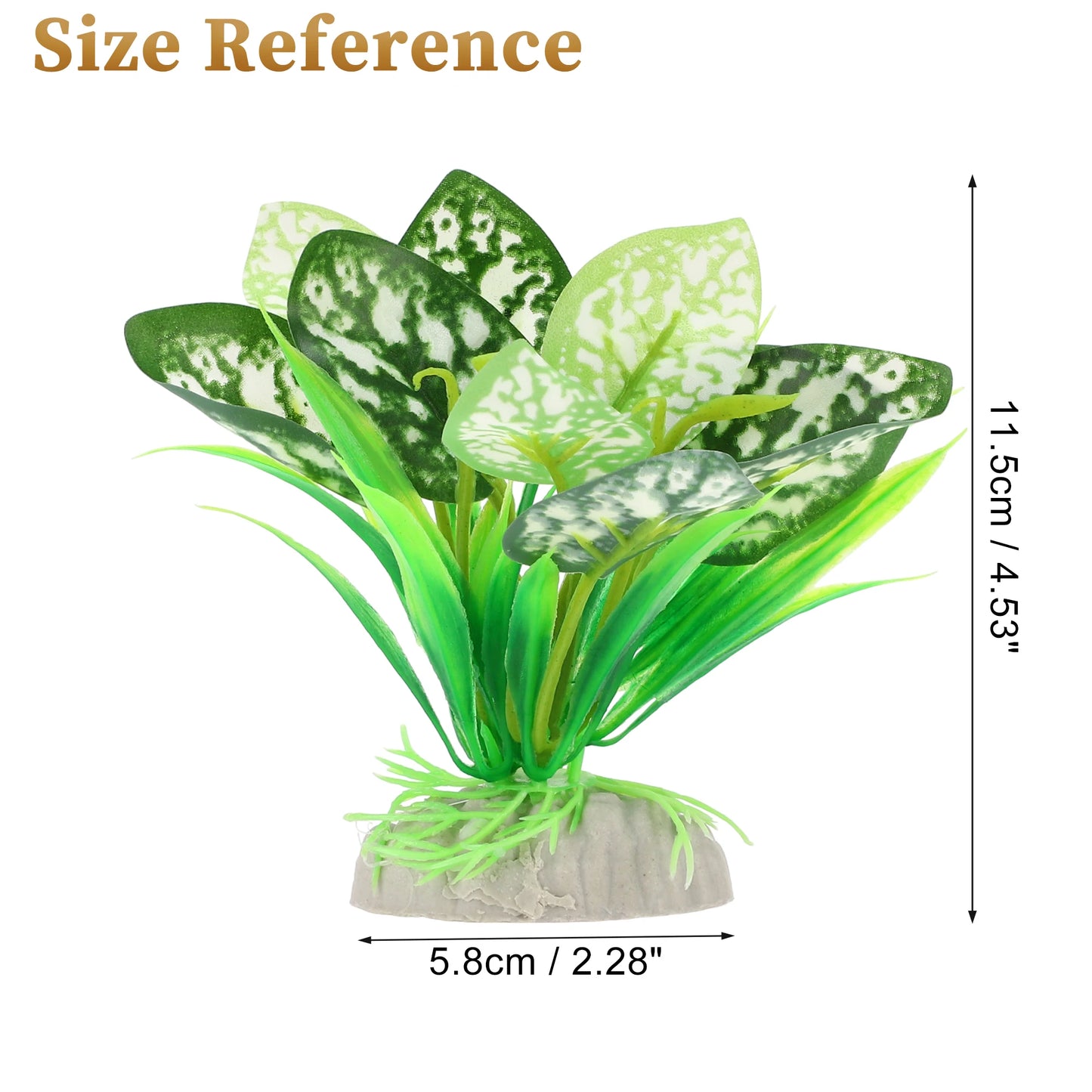 UXCELL Aquarium Plants Artificial Plastic Aquatic Plants Decorative Pet Fish Plants Plastic Ornaments for  Fish Aquatic Pet
