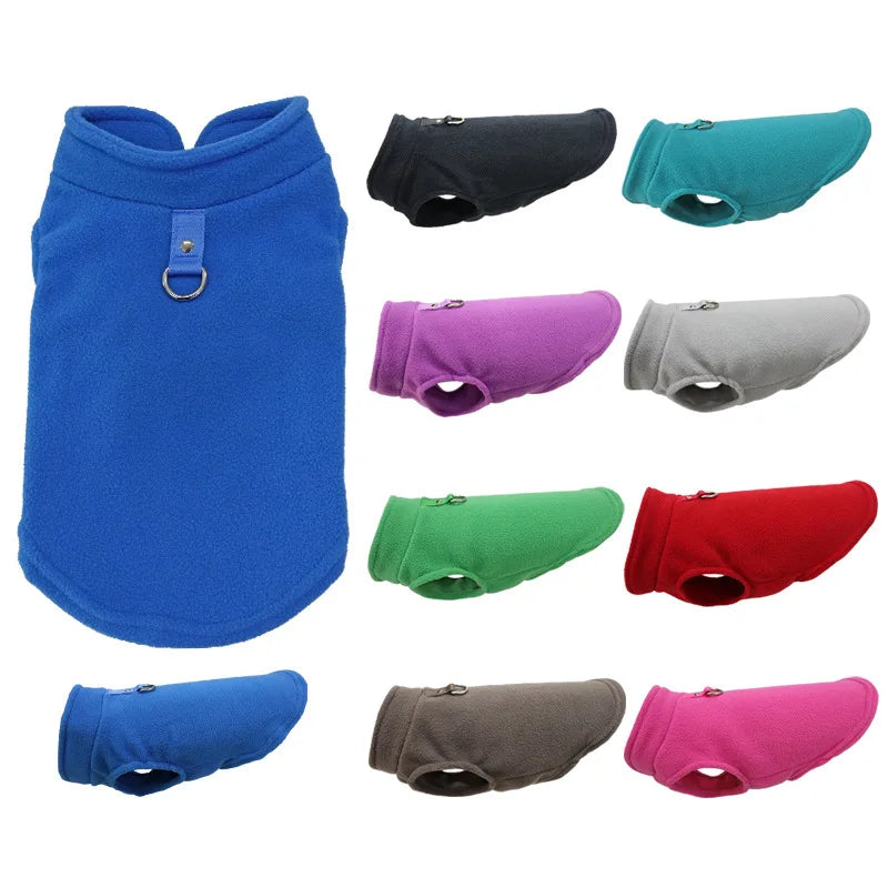 Dog Fleece Vest Chihuahua Winter Clothing For Small Dogs Warm Dachshund Dog Coat For Medium Bulldog Pitbull Maltese Dogs Jumpers