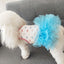 2024 Hot Pet Summer Tutu Skirt Bow Printed Mesh Fashion Petticoat Skirt Small Dog costume Teddy Summer Two Legged Clothes Thin