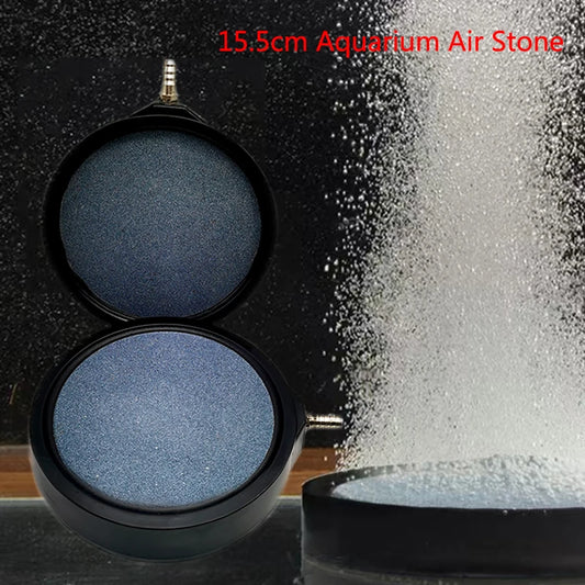 155mm Aquarium Fish Tank Air Stone With Metal Mouth Oxygen Aerator Increasing Air Bubble Pond Pump Hydroponic Oxygen acuarios
