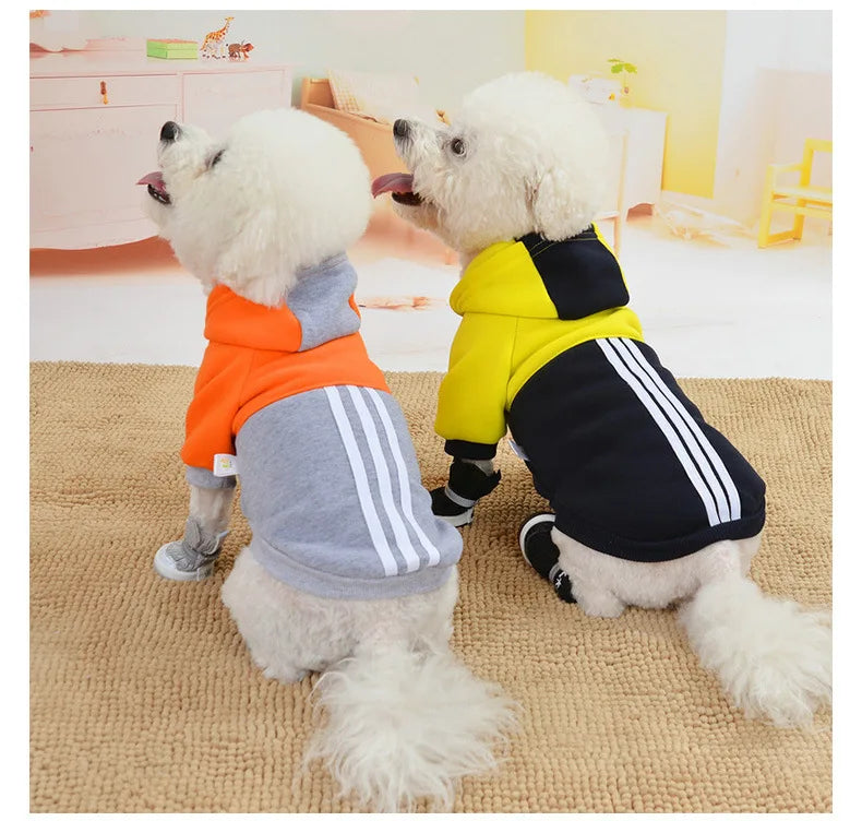 Winter Dog Hoodie Dog Clothes for Small Dog Puppy Clothes Bulldog Dog Coats and Jackets Dog Christmas Clothes Pet Supplies