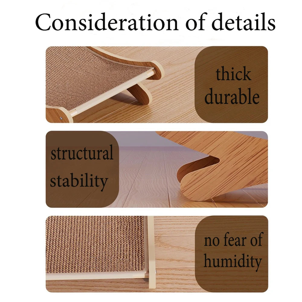 Cat Bed Scratching Pad Cat Accessories Beds And Furniture High-quality Sisal Cushion Non-flaking Thick Durable Beds Pet Products
