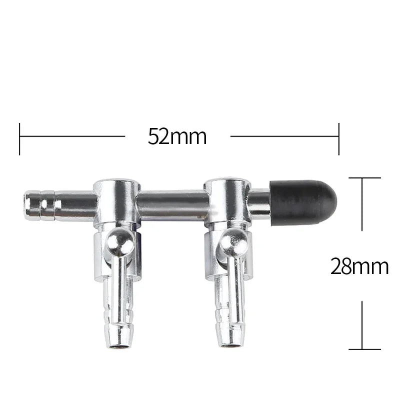 Aquarium 1-8 Way Air Splitter Valve Fish Tank Air Pump Flow Splitter Distributor Pump Valve Tap Lever Control Switch Valve