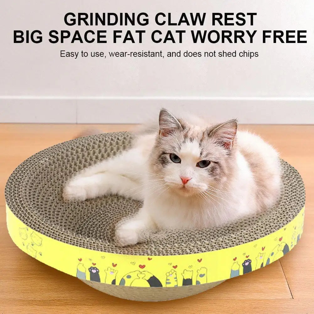 Bowl-shaped Crumb-free Corrugated Paper Cat Scratching Board And Cat Bed Wear-resistant Environmentally Friendly And Safe Claw