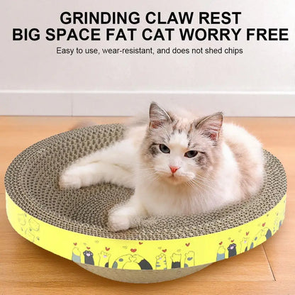 Bowl-shaped Crumb-free Corrugated Paper Cat Scratching Board And Cat Bed Wear-resistant Environmentally Friendly And Safe Claw