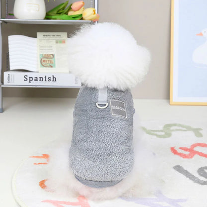 Pet Dog Sweater Fleece Winter Warm Soft Dog Clothes Comfort Puppy Clothing For Small Dogs Chihuahua Cat Hoodie Pet Accessories