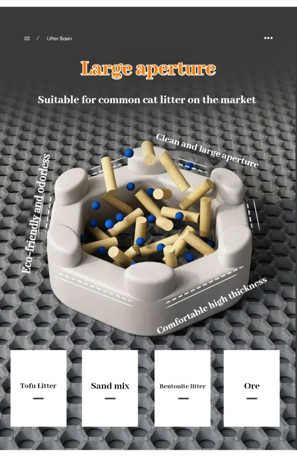 Large Cat Litter Mat Double Layer Cat Litter Pad Waterproof Anti-Slip Sand Bowl Filter Mat Sandbox Mat for Cat Cats Products