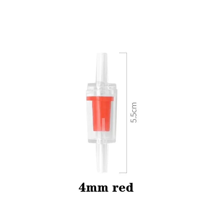 10pcs Aquarium One Way Check Valve CO2 Aquarium Fish Tank Air Pump Check Valve Increasing Pump Hose Accessories acuario