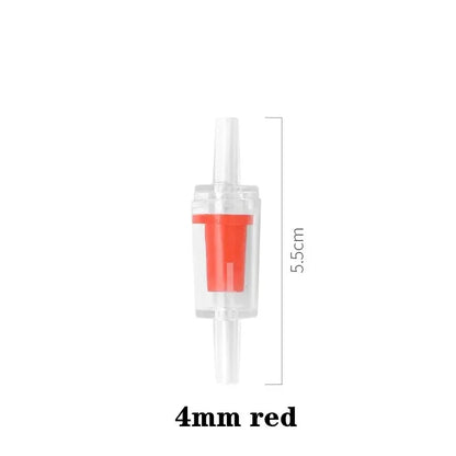 10pcs Aquarium One Way Check Valve CO2 Aquarium Fish Tank Air Pump Check Valve Increasing Pump Hose Accessories acuario