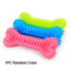 1PC Pet Chew Toy Soft Rubber Bite-resistance Bone Shape Teeth Grinding Chewing Toys for Small Dogs Training Pet Supplies