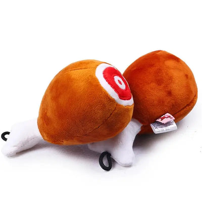 Chicken Leg Pet Toy Cute Dog Interactive Puppy Toys Halloween Dog Toy Funny Chicken Leg Squeaky Dog Toys Dog Chew Toys