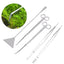 Stainless Steel Aquarium Tank Tools Kit Fish Tanks Aquatic Plants Grass Scissor Tweezers Shovel Kit Aquarium Maintenance Tools