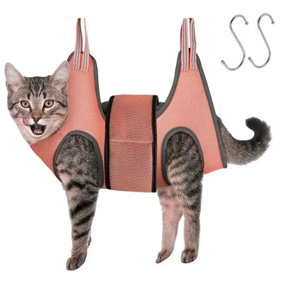 Cat Holder For Grooming Hanging Harness Dog Holder Pet Hammock Restraint Bag For Anti Scratch Bite Cleaning Bathing Nail