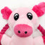 Squeaky Dog Toys for Small Medium Dogs, Pig Duck Bear Shape Puppy Teething Toy with Cotton Rope Animals Plush Interactive Toy