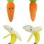 Pet plush sound toy fruit vegetable dog cat educational toy supplies cactus corn eggplant