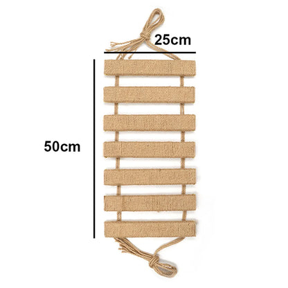 Wall Mounted Cat Shelves Scratching Post Wooden Cat Tree Perches for Wall Cat Steps Ladder Hammock Cat Climbing Wall Furniture