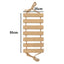 Wall Mounted Cat Shelves Scratching Post Wooden Cat Tree Perches for Wall Cat Steps Ladder Hammock Cat Climbing Wall Furniture