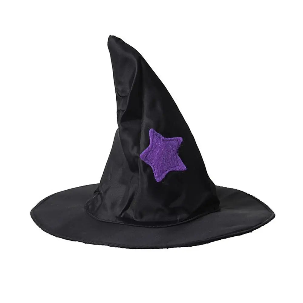 Pet Dog Cat Witch Hat Bandana Cosplay Prop Halloween Fancy Dress Costume Outfit Cat Costumes Photo Props Headwear