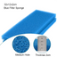 Black, Blue, Yellow 32cmx12cmx2cm Filtration Foam Aquarium Fish Tank Biochemical Filter Sponge Pad Skimmer Sponges Supply Tank