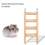 Hamster Ladder Natural Wooden Hamster Climbing Toy Small Pet Toys for Hamster Squirrel Guinea Pig Rat Small Animals Accessories