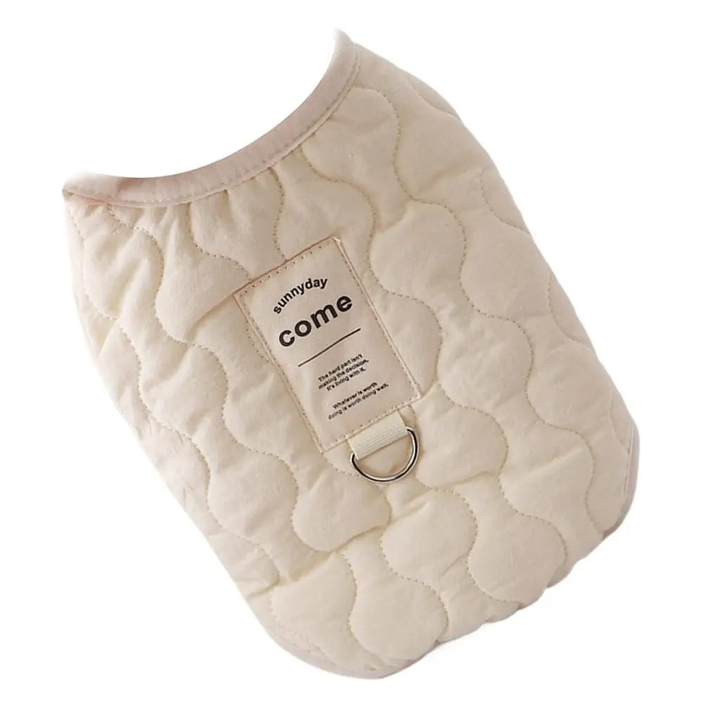Dog Winter Jacket Pet Warm Coat With Built In Harness Hole Cold Weather Pet Apparel Cozy Snow Vest For Small Dogs Cats