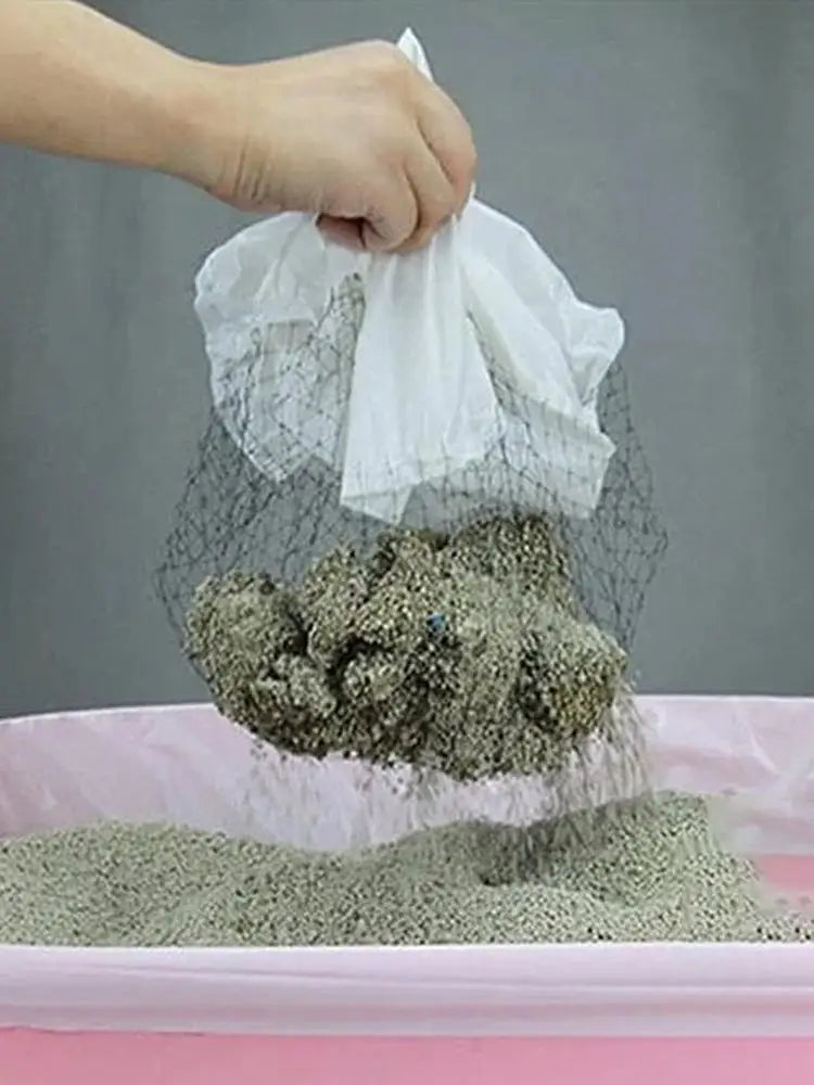 Durable Cat Litter Bags Liners 10Pcs Reusable Cat Litter Liners Bag Pet Hygienic Litter Box Liner Pet Cat Excrement Liners