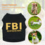Tshirt For Dogs Cooton Dog Shirt Breathable Pet Summer T-shirt With Letters Male Dog Tshirts Outfits For Small Dogs Puppy Cat