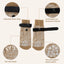 4pcs Anti-Slip Dog Socks with Adjustable Sticky Tapes Pet Socks for Puppy Dog Paw Protector Indoor Wear Dog Socks
