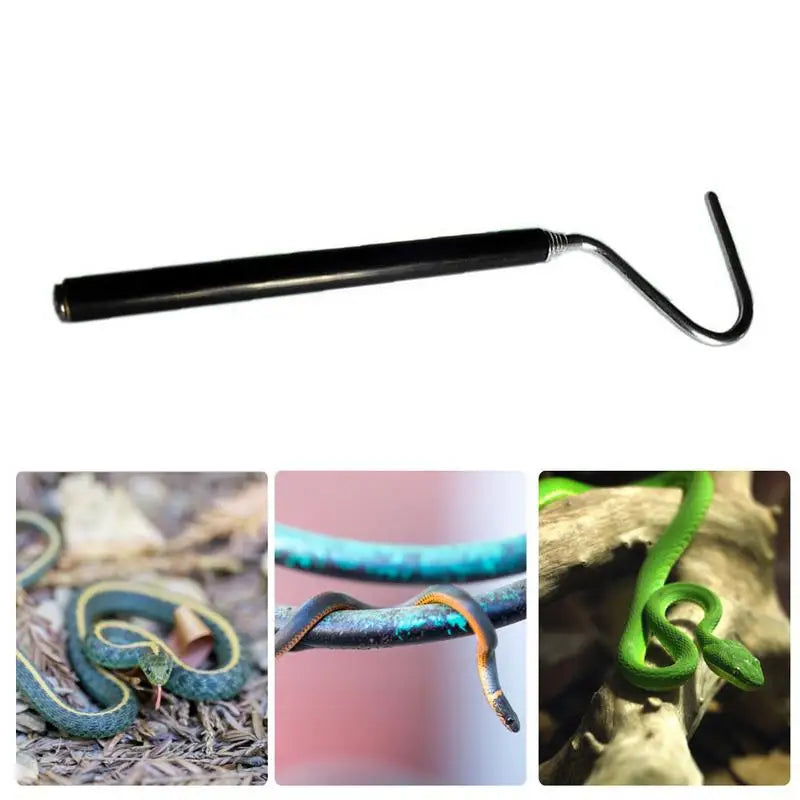 Small Snake Hook Professional Snake Pole Reptile Hook Length 6.30-26.78in Maintain A Safer Distance For Catching Controlling