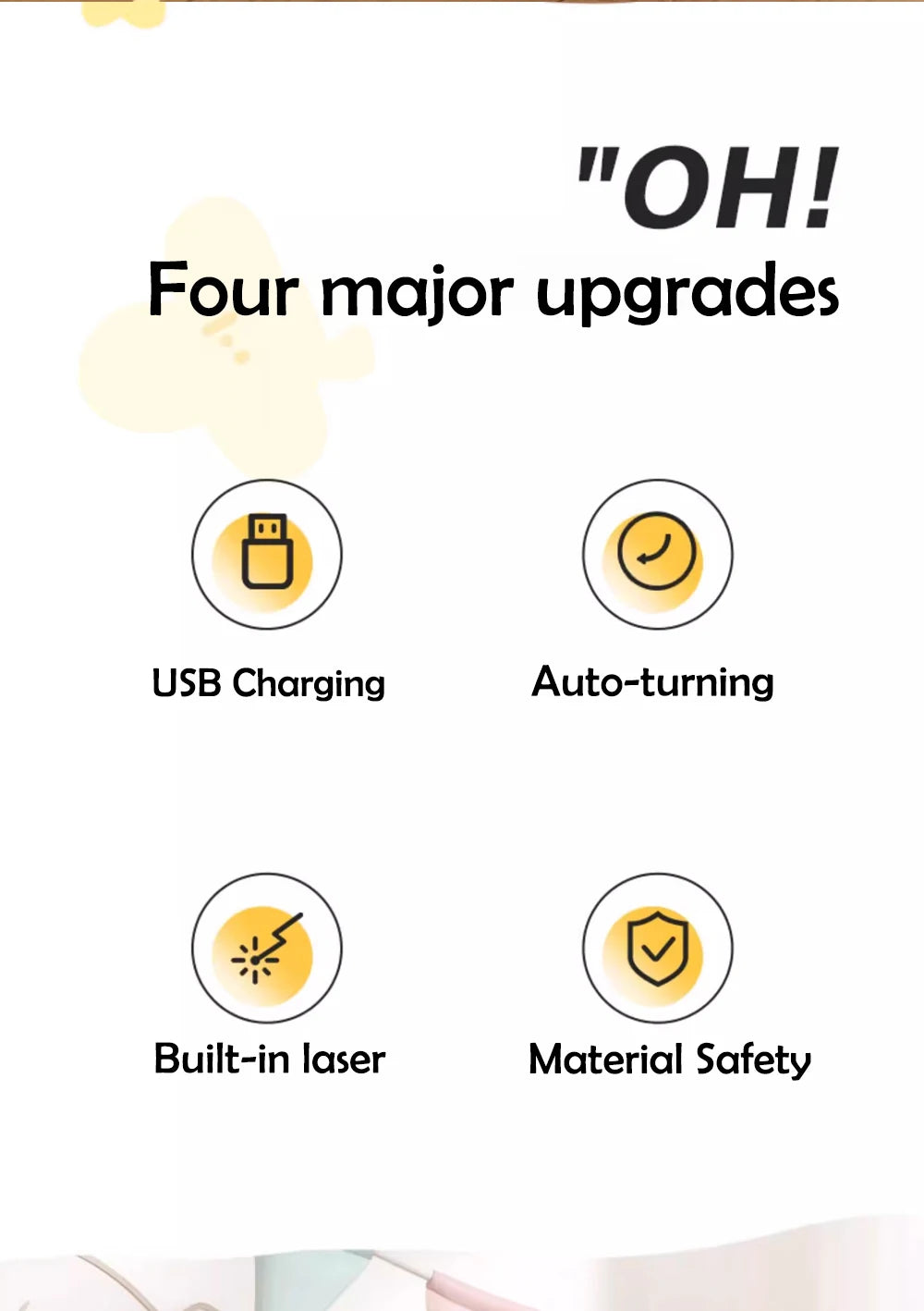 New Rechargeable Smart Interactive Ball for Pet, Motorized Toy, Dog and Cat Training, Simulation Mouse, 3 Modes, Wake Up Ball