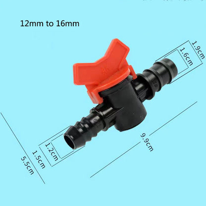 5/8/10/12/16mm Aquarium Air Water Regulator Flow Tube Pipe Divider Adjustable Water Pump Filter Volume Control Valve Check Valve