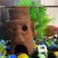 Large Ceramic Aquarium Decoration Fish Shrimps Shelter House Pottery Scorpion House Canister Simulation Stone Fish Tank Decors