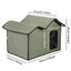 Cat Outdoor House Large Insulated Cat Shelter Waterproof Weatherproof Pet House With Transparent Door Washable Cat Hut For Pets