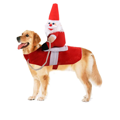 Pet Costume Dog Suit Cowboy Rider Style Dog Carrying Costume for Small Medium Large Dogs  Halloween Clothes