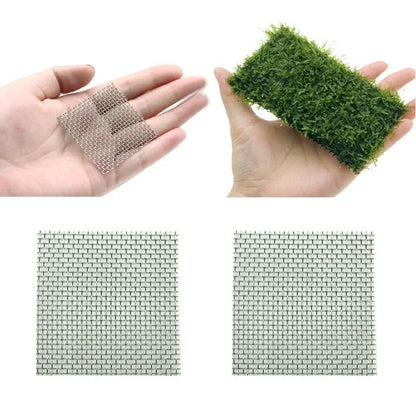 5Pcs Stainless Steel Aquarium Plant Net Aquatic Moss Plants Landscaping Aquatic Fish Tank Decoration Accessories 8cmx8cm acuario