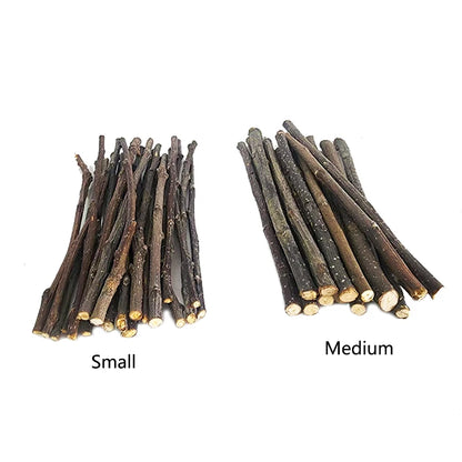 100/200/300/500g Hamster Rabbit Teeth Grinding Apple Tree Stick Minerals Molar Stone Toys for Chinchilla Hamster Pet accessories