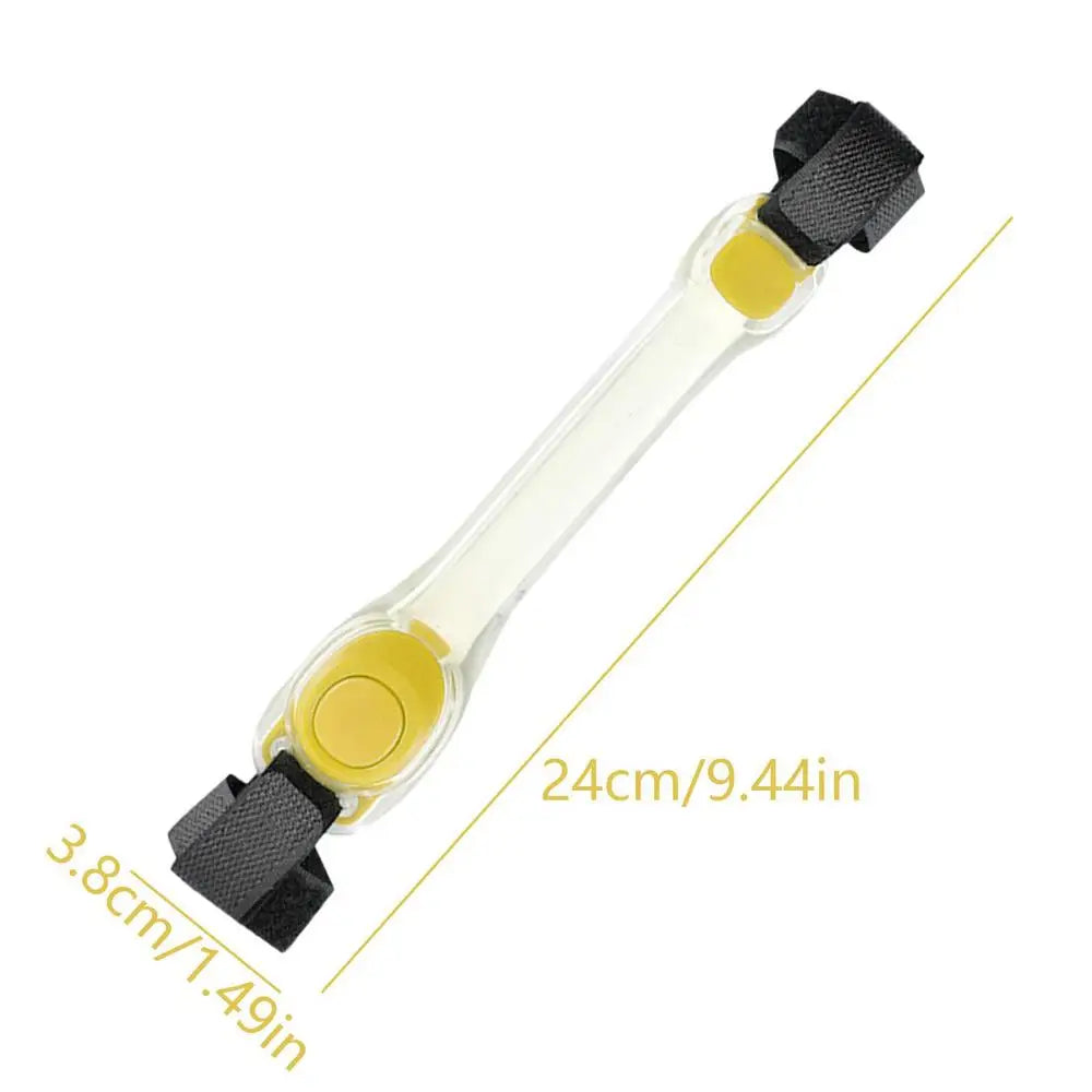 New LED Light-Up Wristband Led Slap Bracelets Flashing Light Bracelets In The Dark Reflective Armband For Walk The Dog