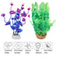 UXCELL 3/4/5/6/8/9 Pcs Artificial Aquarium Plants Grass Water Weeds Ornament Fish Tank Plant Flower Grass Decor Accessories