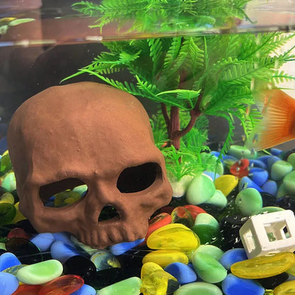 Large Ceramic Aquarium Decoration Fish Shrimps Shelter House Pottery Scorpion House Canister Simulation Stone Fish Tank Decors