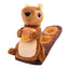 Dog Vocal Interactive Toy Velvet Squirrel Shaped Foraging Instinct Training Puppy Toys Interactive Dog Puzzle Toys With Sound