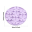 Lick Mat For Dogs Suction Dog Butter Lick Pad Raised Flower Design Dog Puzzle Bowl For Boredom Relief Floor Or Wall Treats