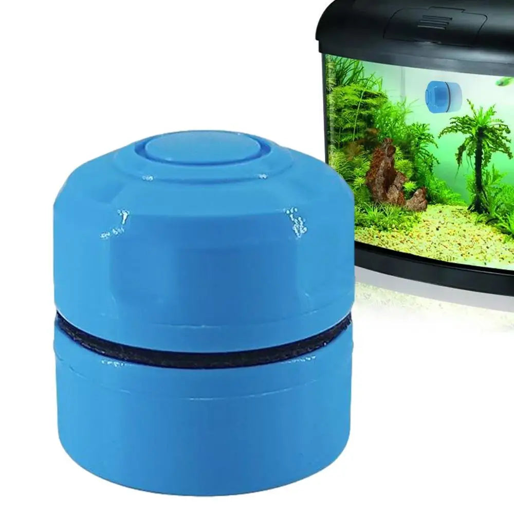 Magnetic Aquarium Cleaning Brush Scratch-Free Glass Cleaner Algae Scraper Magnet Cleaner Fish Tank Cleaner Mini For Tank