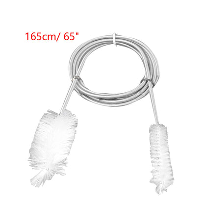 UXCELL 1PC Aquarium Tube Cleaning Brush Pipe Clean Tools Drinking Glass Straw Double Ends Brushes Cleaner Fish Tank Washing Set